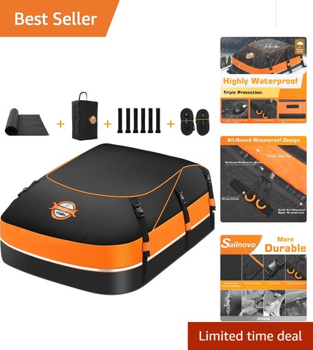Spacious 598l soft car roof - soft,